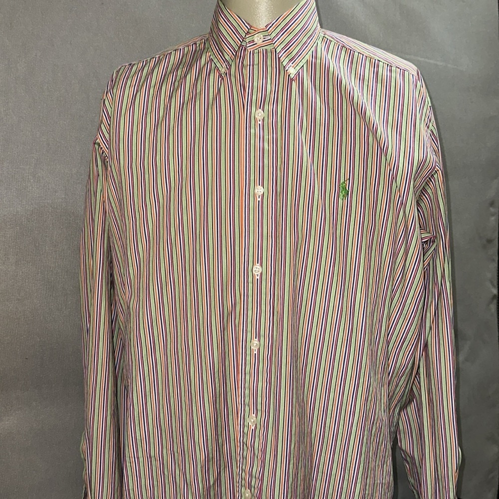 Men’s Ralph Lauren polo button shirt size 15/medium classic fit